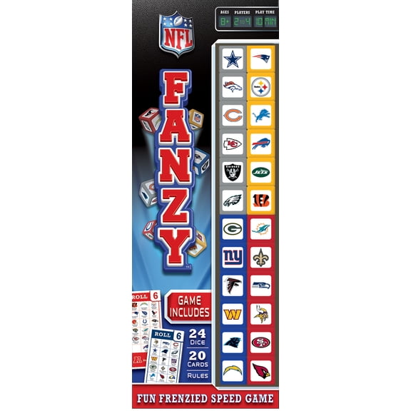 MasterPieces Sports Game for Kids & Adults - NFL All Teams Fanzy Dice Game