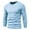 01 Light Blue, variant on Awdenio Sweaters for Men Slim Fit Round Neck Casual Pullover Basic Twist Patterned Knitted Long Sleeved Fall Winter Top Sweater