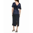 thumbnail image 2 of Theia womens  Lucia Kimono Midi Dress, 2, Blue, 2 of 3