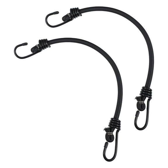 OFFIGAM 2Pcs Durable Bungee Cords with Hooks for Outdoor Activities and Camping 17.88X1.18X0.79in