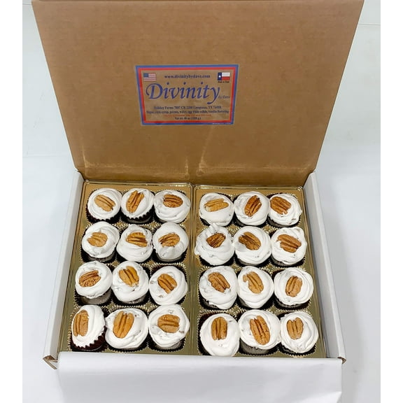 24 Piece Divinity Gift Box (With Pecans) Old Fashioned Divinity, Just Like Home Made Divinity.