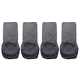 thumbnail image 2 of Decdeal - Funda para silla de comedor con entramado de diamante macizo extraíble lavable corta para silla de comedor, 2 of 8