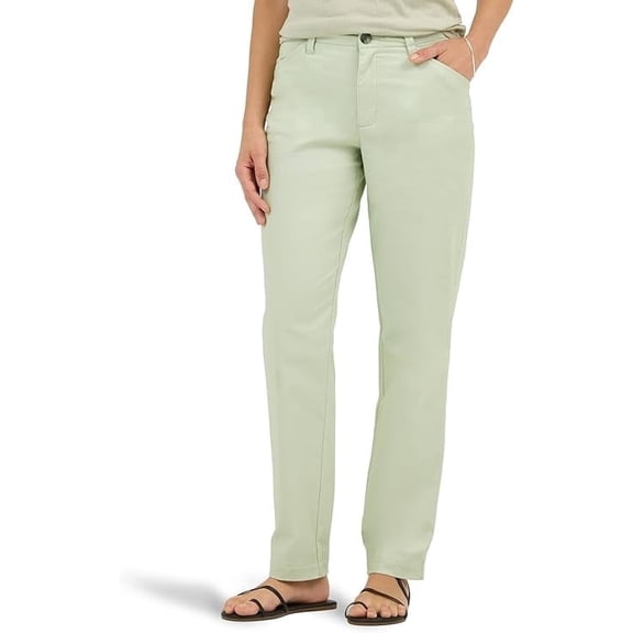 Lee Women's Legendary Chino Pant, Soft Sage Size 8