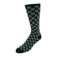 thumbnail image 1 of Mad Toro  Cotton Blend Race Flag Checkered Socks (Men's), 1 of 1