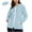 Light Blue, variant on Windbreaker Jacket Women New Rain Jacket Women Lightweight Waterproof Raincoats Packable Travel Hiking Hooded Windbreaker with Pockets Army Green 3XL