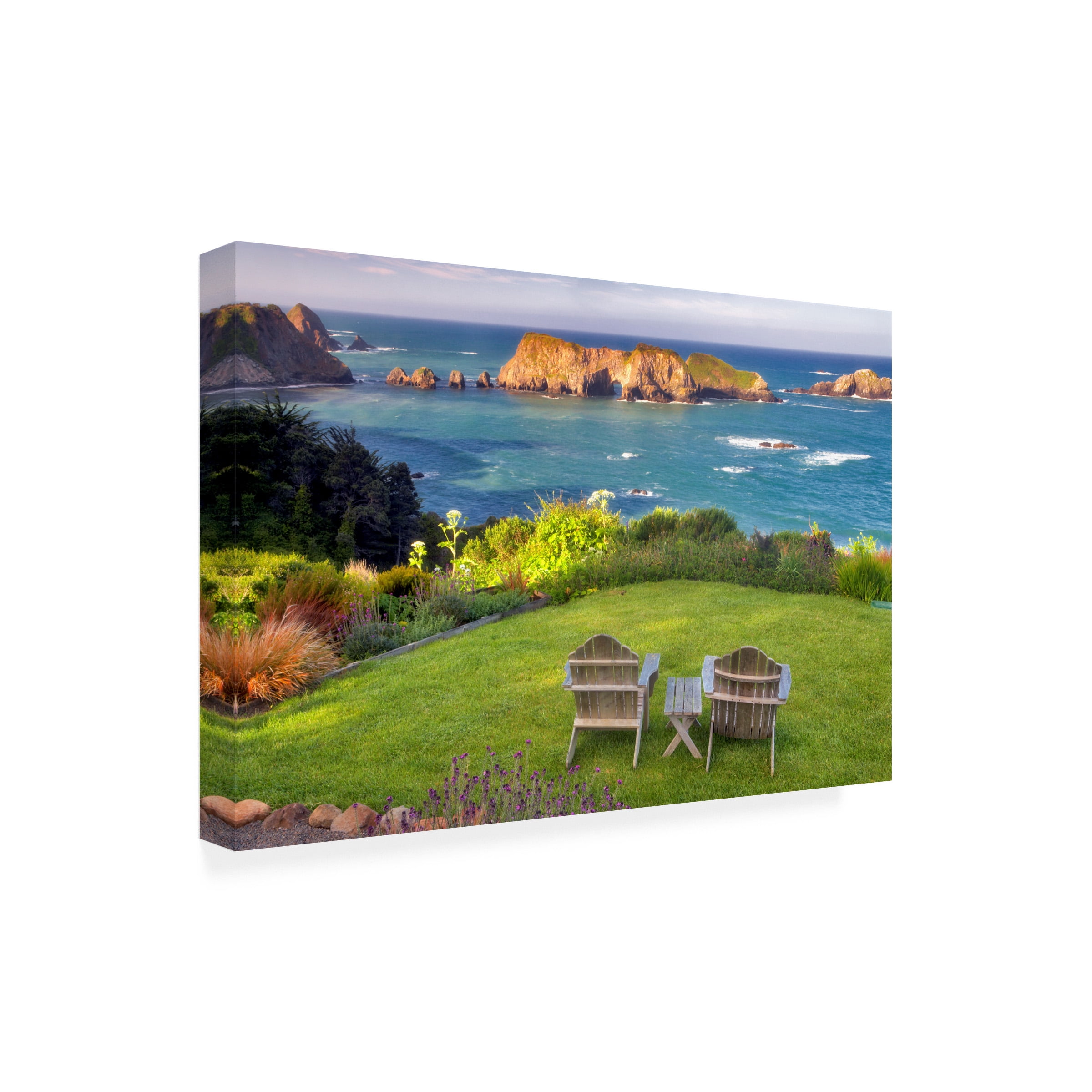 Dennis Frates 'Beach Chair 3' Canvas Art