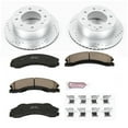 thumbnail image 3 of PowerStop Rear Z23 Evolution Sport Carbon-Fiber Ceramic Brake Pad and Drilled & Slotted Rotor Kit Fits: CHEVROLET GMC Select Models K5563, 3 of 10