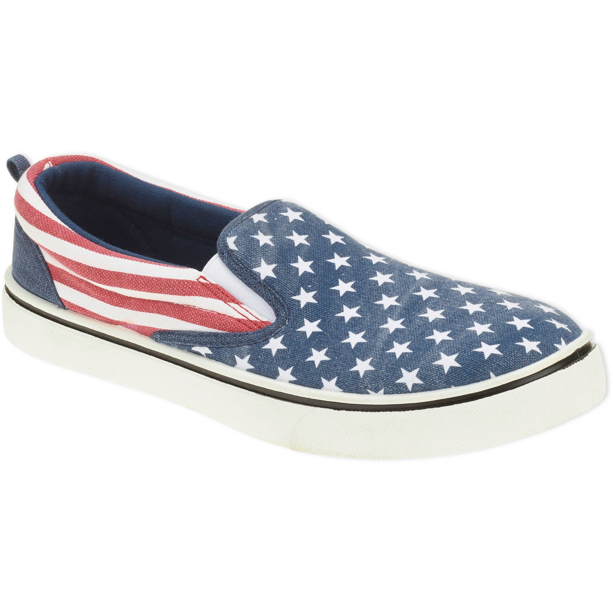 Faded Glory Men's Canvas Slip On Shoe 