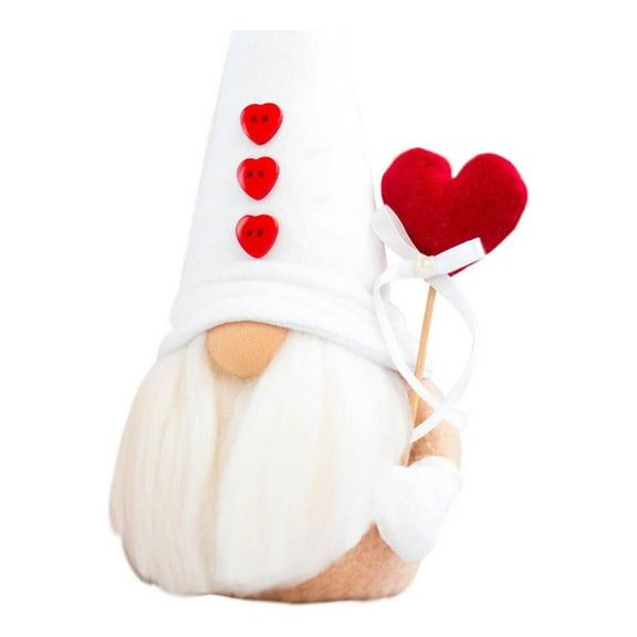 Tarmeek Valentines Day Decor Valentine's Day Gnomes Plush - Mr & Mrs Handmade Tomte Swedish Gnome, Valentines Home Table Elf Gnomes Ornaments Sweet Valentine's Day Present for Him Her