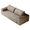 thumbnail image 4 of MAYEERTY 63" 2-Seater Sofa Camel Corduroy Deep Seat No Assembly Living Room/Bedroom/Conference Room, 4 of 7