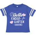 thumbnail image 3 of Inktastic Hello Kindergarten with Hearts and School Supplies Boys or Girls Toddler T-Shirt, 3 of 5