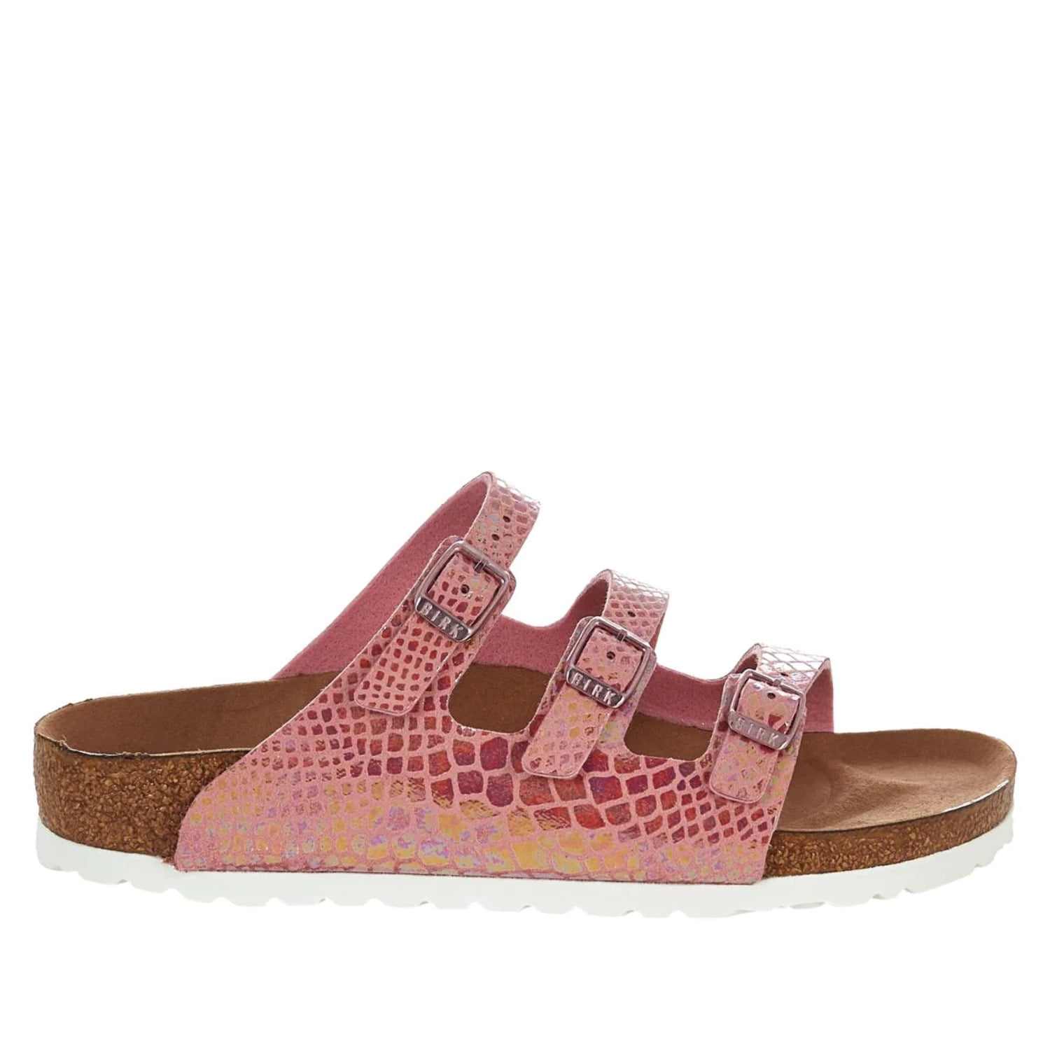 Pink snakeskin online birkenstocks