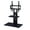 Black, variant on Proman Products The Panamera TV Stand - Adjustable Mount - Black
