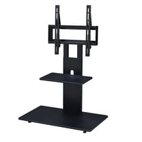 Proman Products The Panamera TV Stand - Adjustable Mount - Black