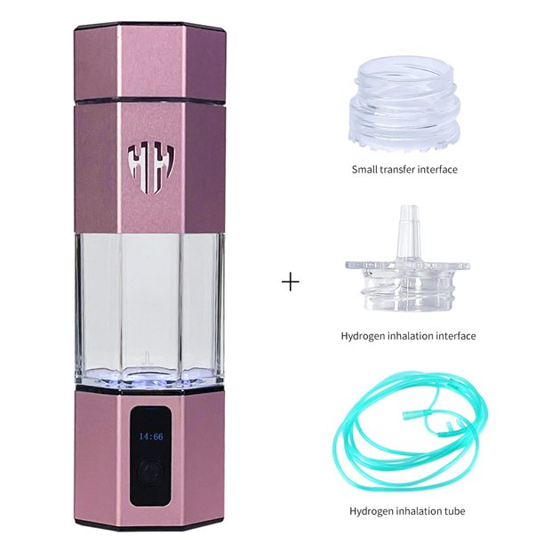 Max 6000 PPB The 7th Generation Updation Bluevida SPE&PEM High Hydrogen Water Generator Bottle With Inhalation Kit & Adapter