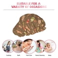 thumbnail image 6 of KLL Armadillo Floral 1 Pattern Shower Cap & Bath Cap for Women,Reversible Oversized Waterproof Shower Caps for all Hair Lengths,Elastic Reusable Bathing Hair Cap, 6 of 6