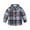 28#Blue, variant on Toddler Boys Casual Long Sleeve Plaid Button Up Shirts Pink 90