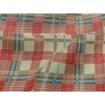 thumbnail image 4 of oneOone Viscose Jersey Fabric Tartan Check Print Fabric BTY 60 Inch Wide, 4 of 4
