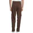 thumbnail image 3 of Climate Concepts Men's and Big Men's Fleece Cargo Pocket Sweatpants, Sizes S-5XL, 3 of 5