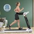 thumbnail image 2 of Tapis Roulant Compact Portable;Électrique Motorisé 3,5 Hp;14 Km/h;Machine de Course Moyenne Motorisée Gym 330 Lb;Pliable pour Entraînement de Mise en Forme à la Maison Gym Jogging Marche;Haut-Parleur Bluetooth Application FITIME, 2 of 21