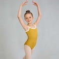 thumbnail image 3 of Agkizg Girls Ballets Leotard for Dance, Solid Color Sleeveless Tank Practice Leotard Crew Neck Stretchy Bodysuit, Sizes 3-15 Years, 3 of 6