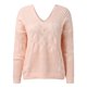 thumbnail image 1 of Gibobby Suéteres para mujer, Suéter de Manga Larga Relajado con Cuello en V Suéter para Mujer(Rosa,G), 1 of 4
