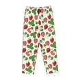thumbnail image 4 of Xecao Strawberry Women's Straight Lounge Pajama Pants: The Epitome of Relaxed Sleepwear, 4 of 9