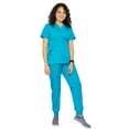 thumbnail image 3 of Women's 11 Pocket Slim Fit Jogger Uniforms - Style 408-JR, 3 of 8