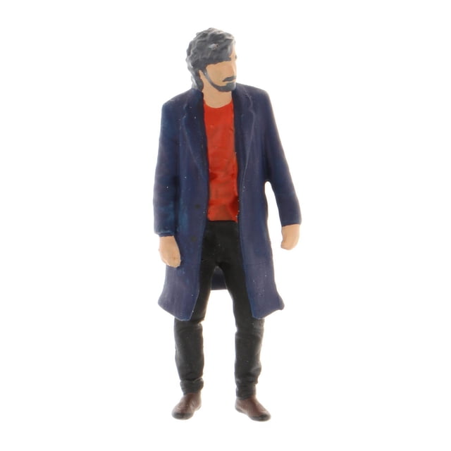 Diorama Pintado a Mano Sunnimix 1/64 Chaqueta Trajes Personajes Muñeca Azul