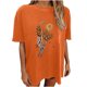 thumbnail image 1 of Hombres Y Mujeres Retro Tops Trendy Droped Shoulder Sleeves Impresión Suelta Manga Corta Top Pullover Odeerbi ODB180336, 1 of 9