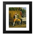 thumbnail image 2 of Horace Vernet 12x14 Black Modern Framed Museum Art Print Titled - The Veteran at Home (1823), 2 of 5