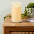 thumbnail image 2 of Mainstays Unscented Flameless LED Pillar Candle, Ivory, 4 x 8 in, 2 of 6