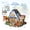 MZ325, variant on Mini Forest Log Cabin Building Blocks Kit, Exquisite Wooden House Miniature Architecture Model, DIY Assembly Toy for Kids, Stylish Desktop Home Decor Ornament