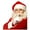 A, variant on 3D Santa Claus Car Rear Window Decal - Waterproof Vinyl Sticker for Automotive and Home Window Decoration, Holiday Themed Wall Art - A