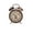 D, variant on Darzheoy Vintage Double Bell Alarm Clock,Silent Non Ticking Metal Desk Clock with Noisy Alarm,Loud Ring Clock for Bedroom,Office,Nightstand,Home Decor,Desk,Waking Up,Daily Use