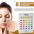 thumbnail image 3 of MEDca Acne Care Pimple Patch Absorbing Covers - 16 Count Cheek Size Acne Spot Hydrocolloid Bandage, 3 of 9