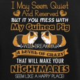 thumbnail image 3 of CafePress - Don't Mess With My Guinea Pig Shirt Pajamas - Women's Short Sleeve Print T-Shirt and Pants Dark Cotton Pajama Set, 3 of 7
