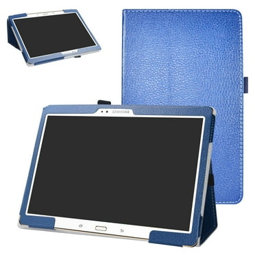 Labanema 10.5" Samsung Tab S 10.5 T800 Case, PU Leather Folio Stand Protective Case, Cover for 10.5" Samsung Tab S 10.5 T800 (Dark Blue)