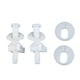 thumbnail image 2 of Kits de tornillos de inodoro pernos de reparación de bisagras accesorios de montaje de asiento de inodoro de baño, 2 of 9