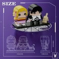 thumbnail image 4 of Building Bricks Toys Set Model For Wednesday Addams And Hand Block With Gift Box Collection Figure Blocks Toys Kit 305pcs, 4 of 5