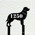 thumbnail image 5 of Handmadetneonsign Golden Retriever Metal With Stake, Dog Metal Stake, Dog Garden Stake, Yard Decor 65391, 5 of 5