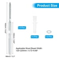 thumbnail image 2 of Uxcell 6.4" Soporte de Estante Flotante Oculto Hardware Soporte de Estante Invisible 6pcs, 2 of 6