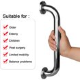 thumbnail image 3 of 12Inch Grab Bar for Bathtubs and Showers - Handicap Bathroom Safety Rail for Elderly - Wall Senior Handle for Tub, Toilet, Bath, 3 of 10