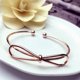 thumbnail image 3 of Qarigey Brazalete de brazo, joyería de Metal, exquisito brazalete para mujer, adorno para el cuerpo, adorno de mano, para brazos con forma Ropa, zapatos y accesorios Miscelánea Lazo, oro rosa, 3 of 6