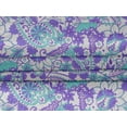 thumbnail image 5 of oneOone Velvet Amethyst Fabric Paisleys Craft Projects Decor Fabric Printed By The Yard 58 Inch Wide, 5 of 5
