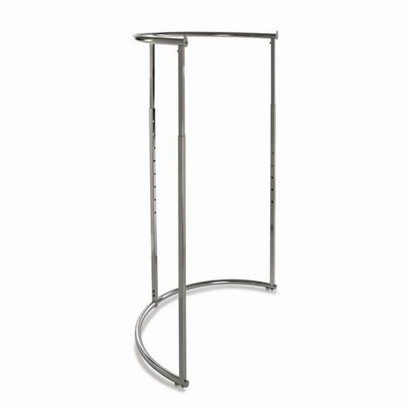 K62 - Chrome Half Round Rack with Round Tubing - Sold Individually