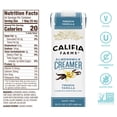 Califia Farms French Vanilla Almond Milk Coffee Creamer 32 Fluid Ounces