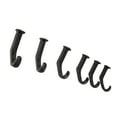 thumbnail image 4 of Danya B. Black Cast Iron Railway Spike Wall Mount Hook Set (Set of 6), 4 of 11