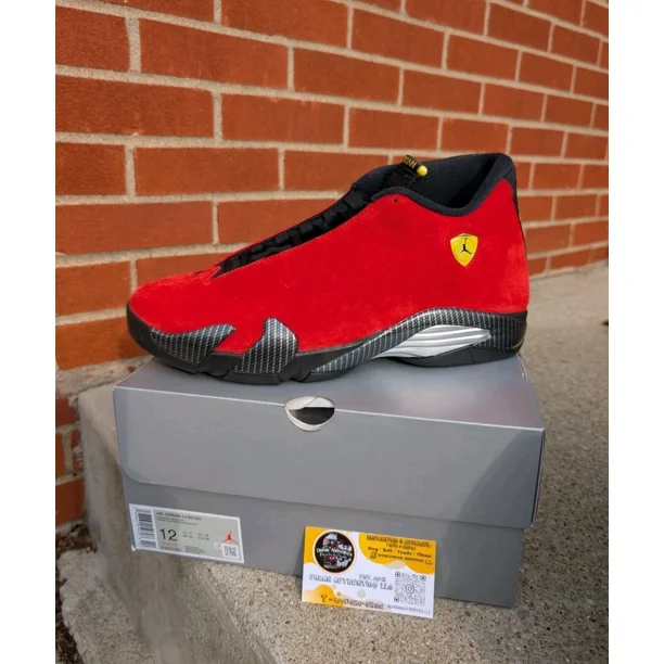 Ni - ke Air Jordan 14 Retro Ferrari 2025 Size 12 IF5015-600 Brand New