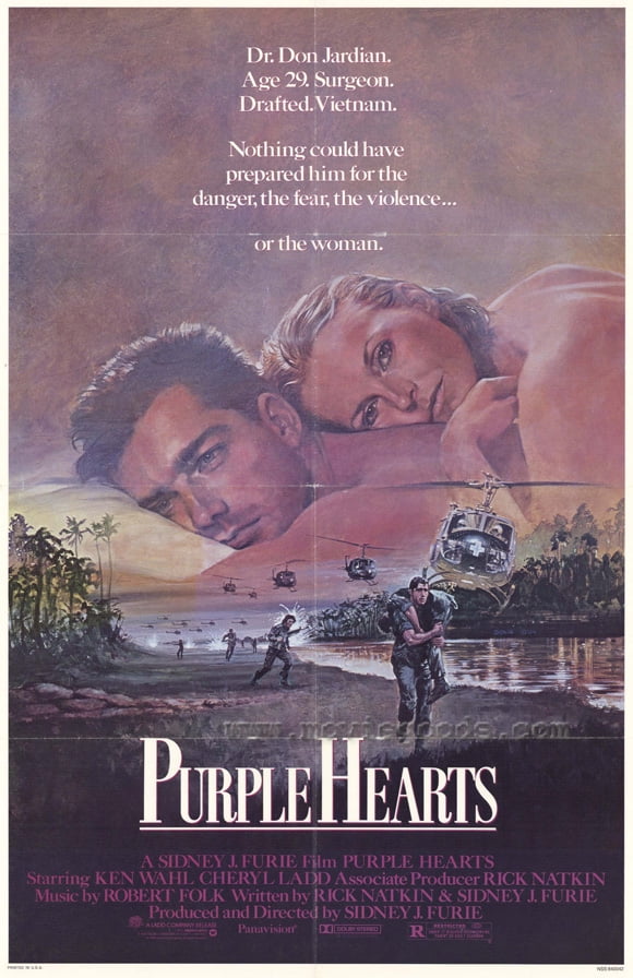 Purple Hearts movie POSTER (Style A) (27" x 40") (1984)